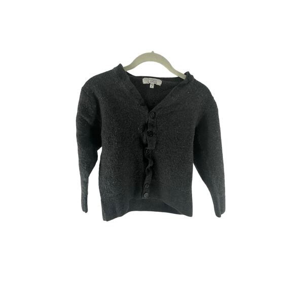 Turnbury Gray Merino Wool Button Down Cardigan Sweater Women's Size Large - Picture 1 of 5